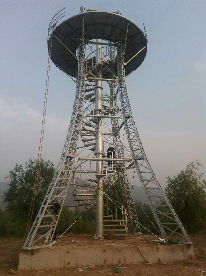 东莞避雷接闪塔防雷接闪塔防雷塔卫星塔监视塔45米避雷塔